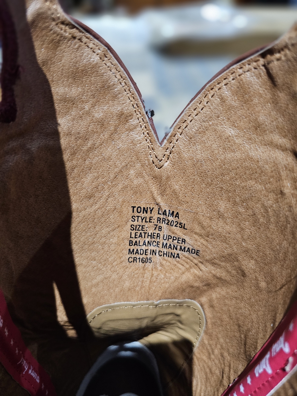 Tony Lama Women's 'Pecan Milled Buffalo' Western Boots - Picture 8 of 10